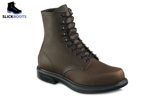 Red Wing 953 Super Sole Mens 8-inch Work Boot (Soft Toe, Electrical Hazard) (11.5 E2 US) Brown