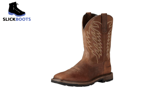 Ariat groundbreaker farm boots for men [Best steel-toe]