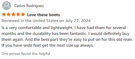 Customer Review