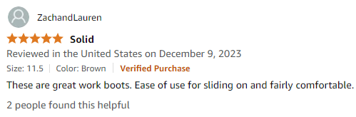 Customer Review