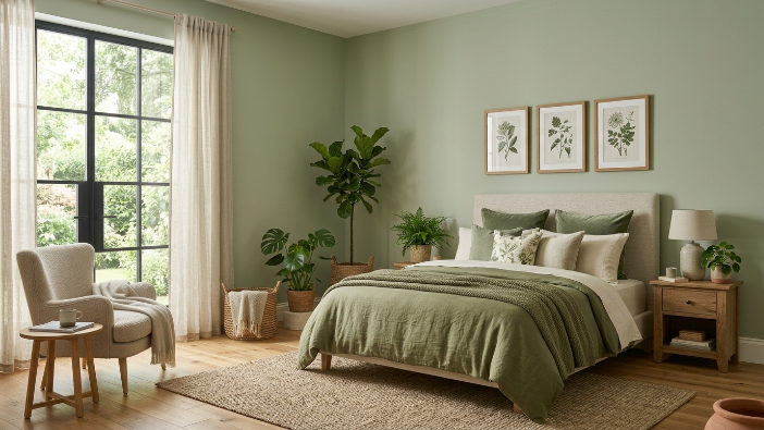 16 Green Bedroom Ideas for a Fresh Cozy Retreat