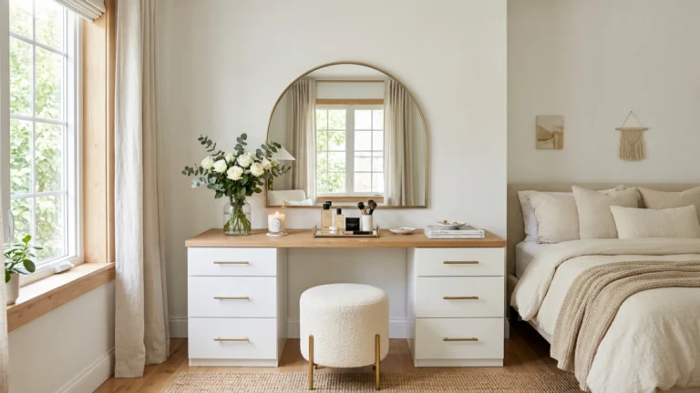22 Vanity for Small Bedrooms That Save Space Beautifully