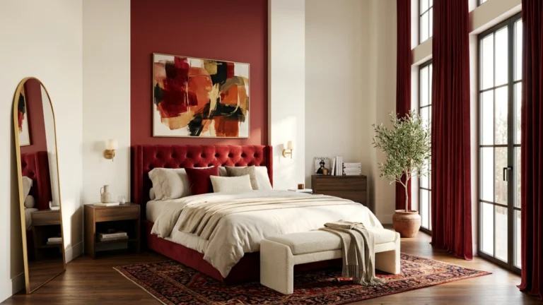 22 Cherry Red Bedroom Ideas That Make a Bold Statement