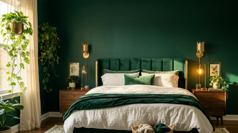24 Emerald Green Bedroom Ideas That Feel Rich