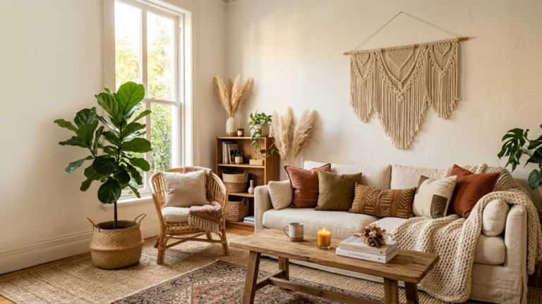 Cozy Boho Living Room Ideas