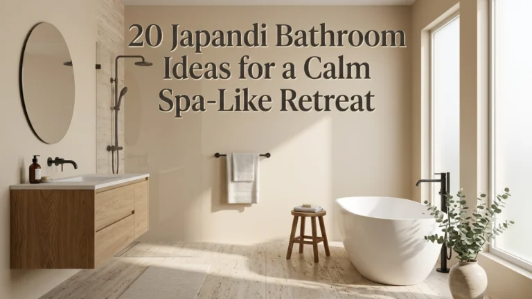 Japandi Bathroom Ideas