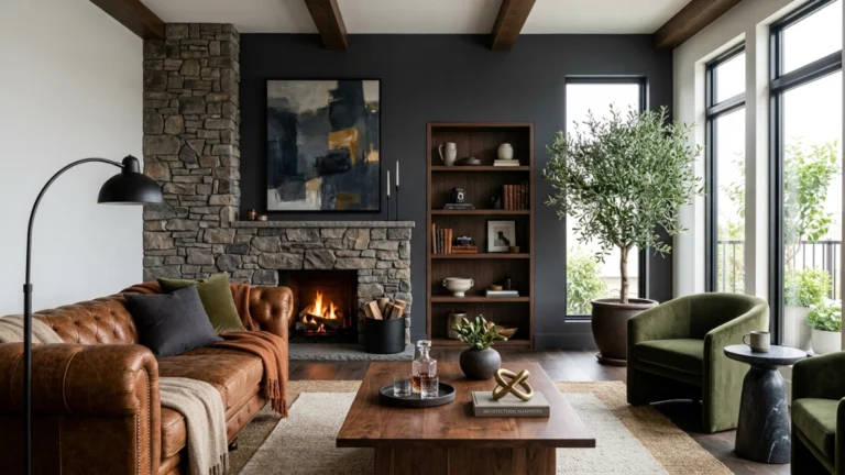 Masculine Living Room Ideas