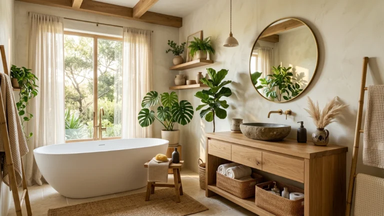 Boho Style Bathroom Ideas