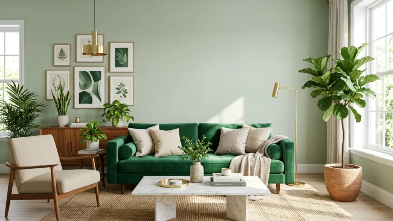 Green Living Room Ideas