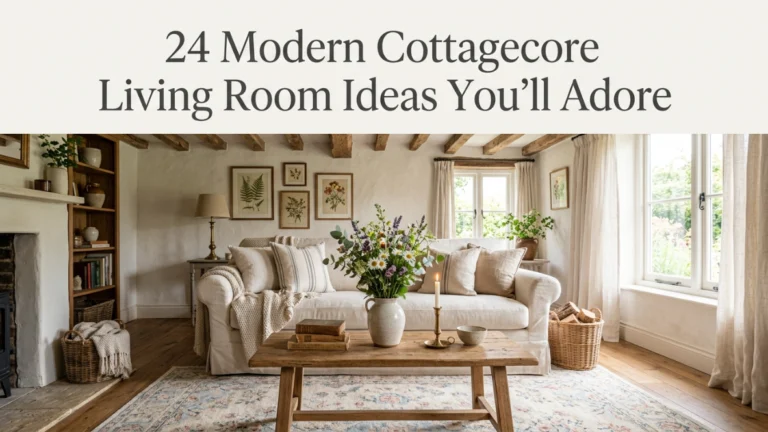 Modern Cottagecore Living Room Ideas