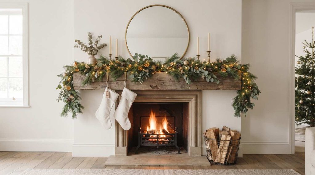 Classic Pine and Eucalyptus Garland