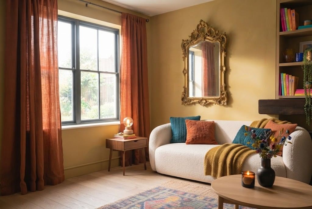 Colorful Mid-Century Lounge