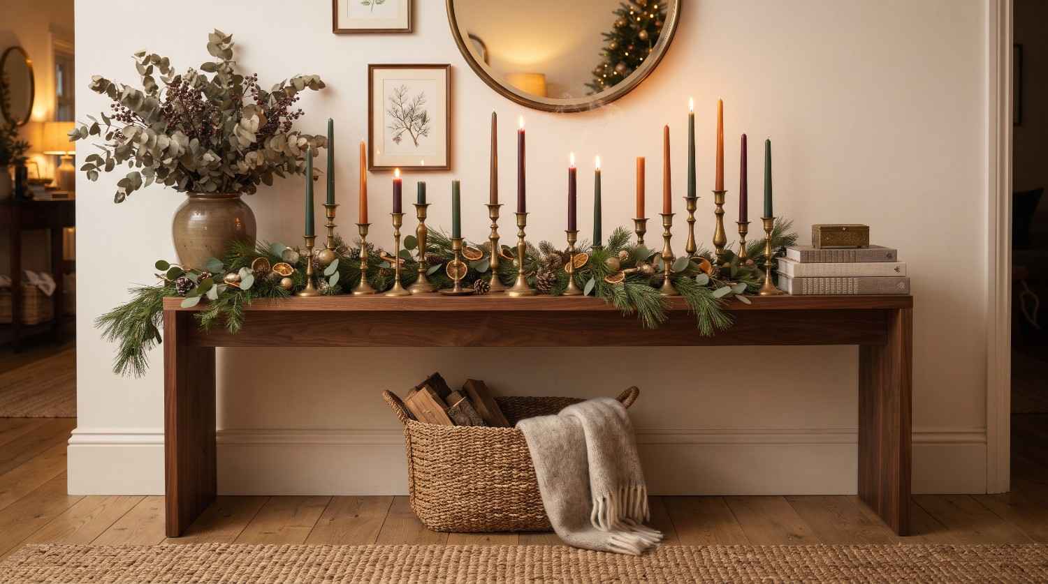 Festive Brass Candlestick Collection