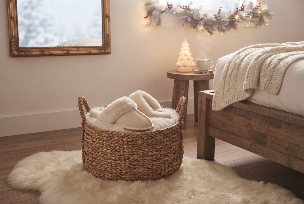 Faux Fur Slippers