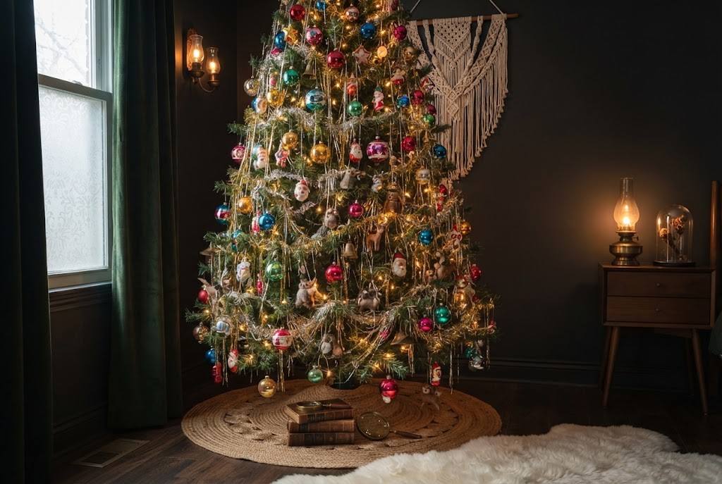 retro midcentury tree