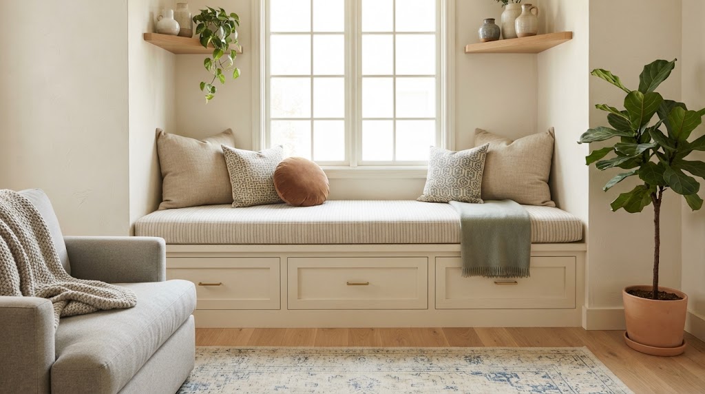 Build a window seat.