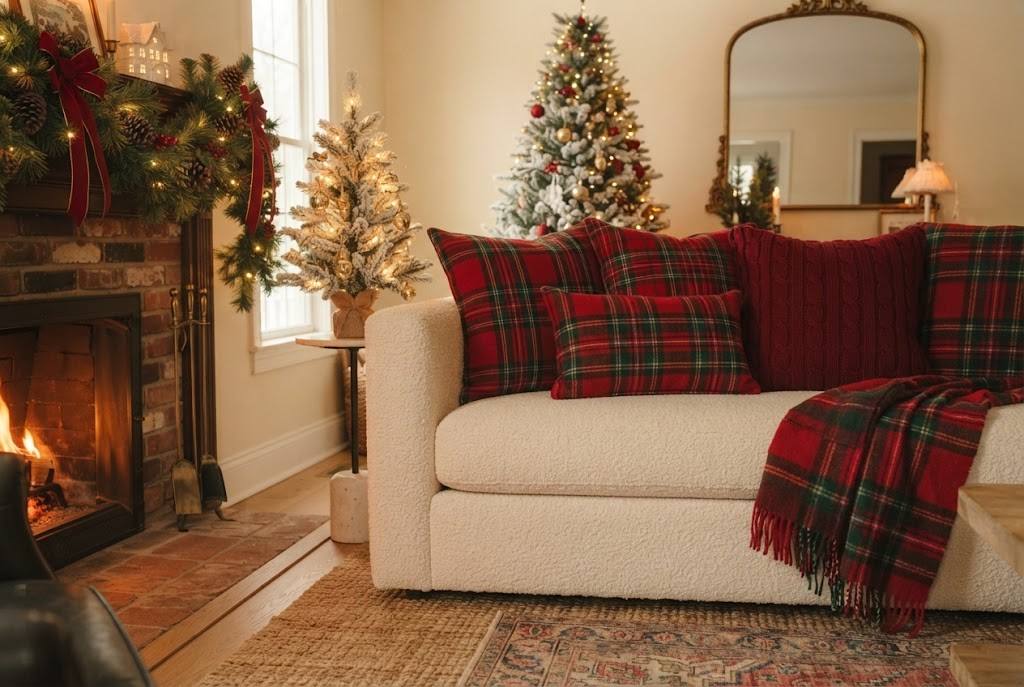 Tartan Plaid Accent Pillows