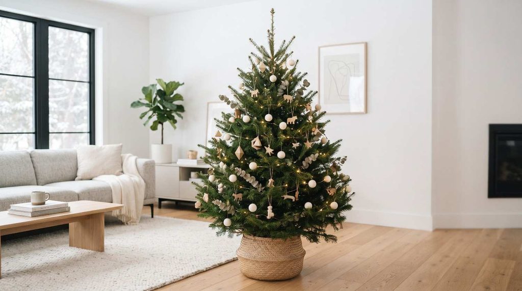 Scandinavian Minimalist Wooden Ornaments