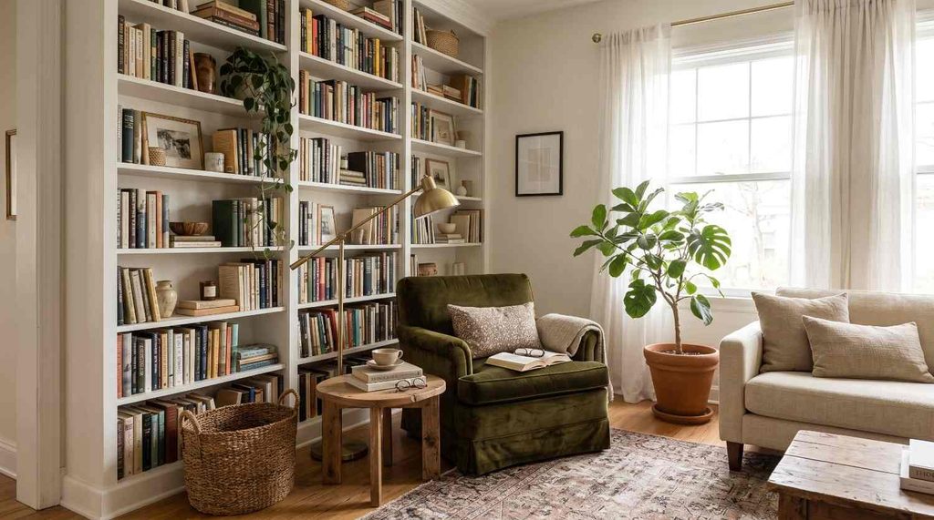 reading-nook-built-in-shelves