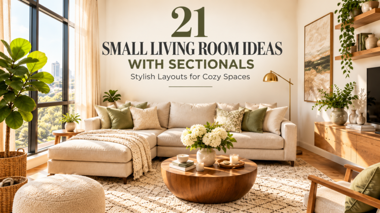 21 Small Living Room Ideas with Sectionals
