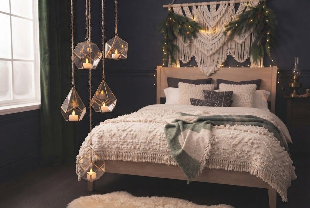 Festive Pine Garland Accent