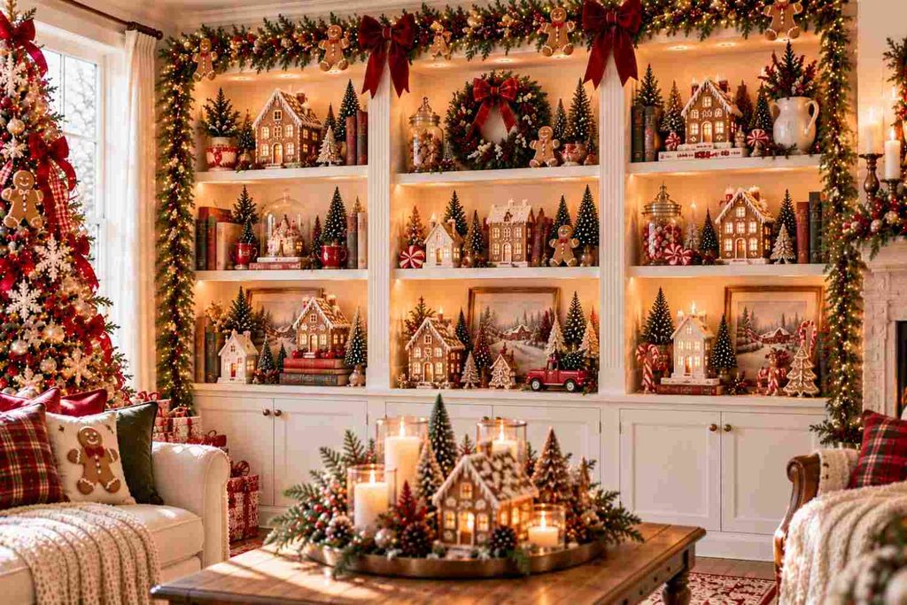 Gingerbread Houses and Mini Trees