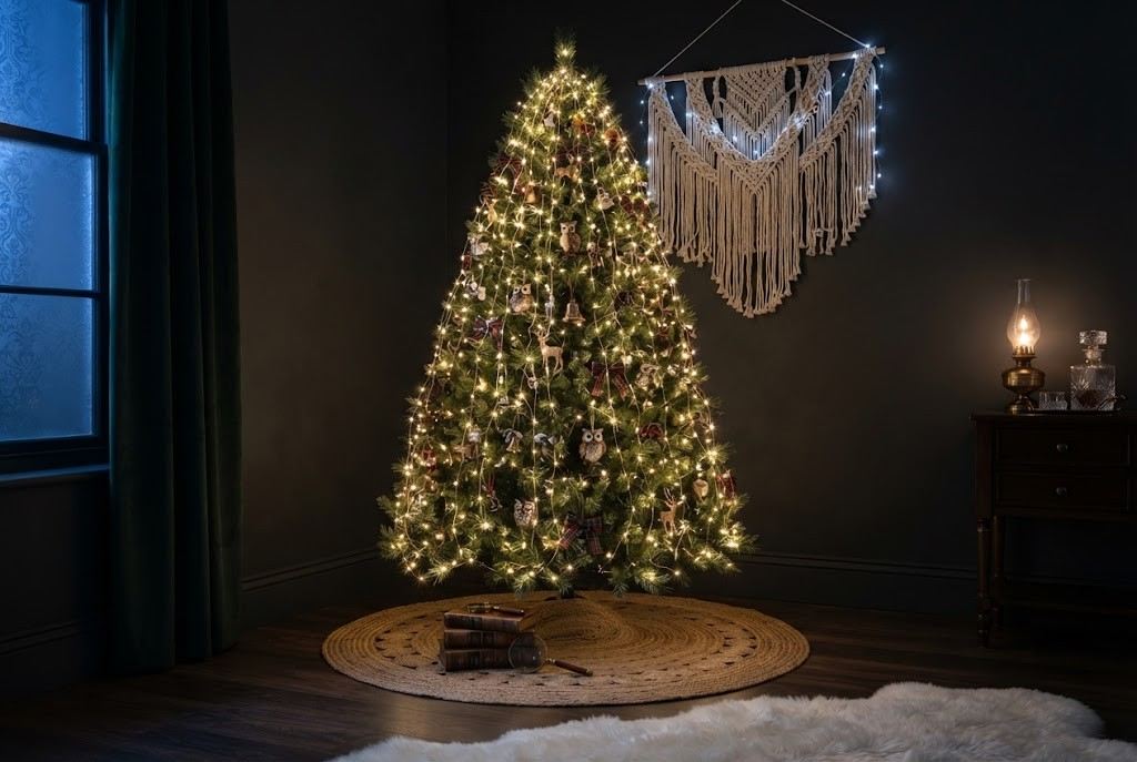 starry wire light tree