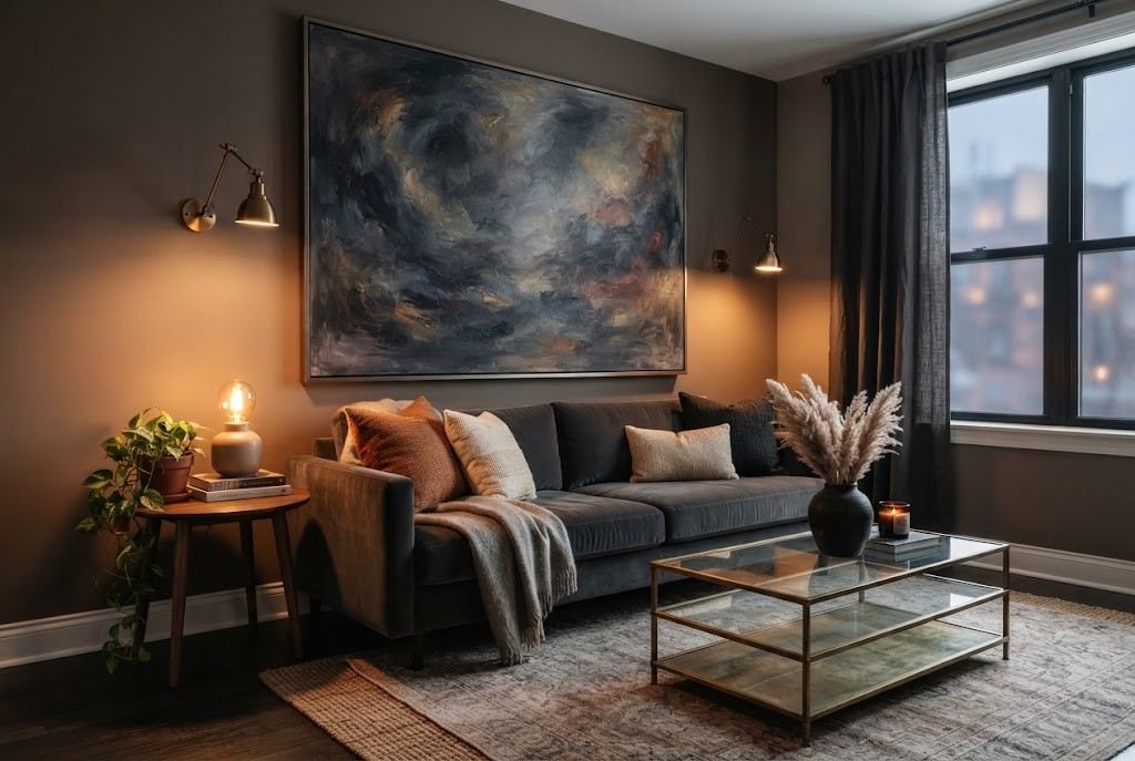 Dark Abstract Statement Art