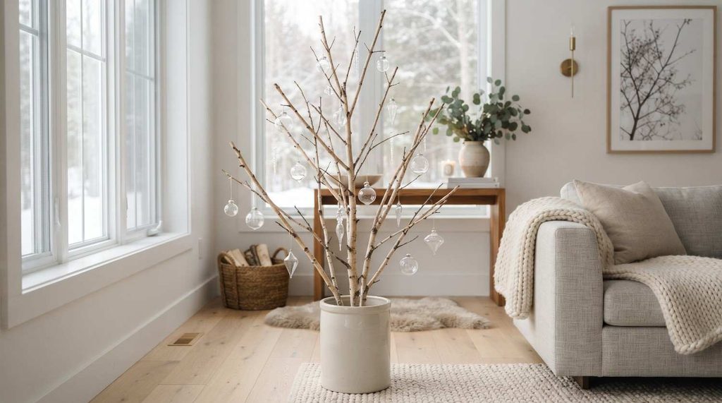 Minimalist Scandinavian Branch Tree