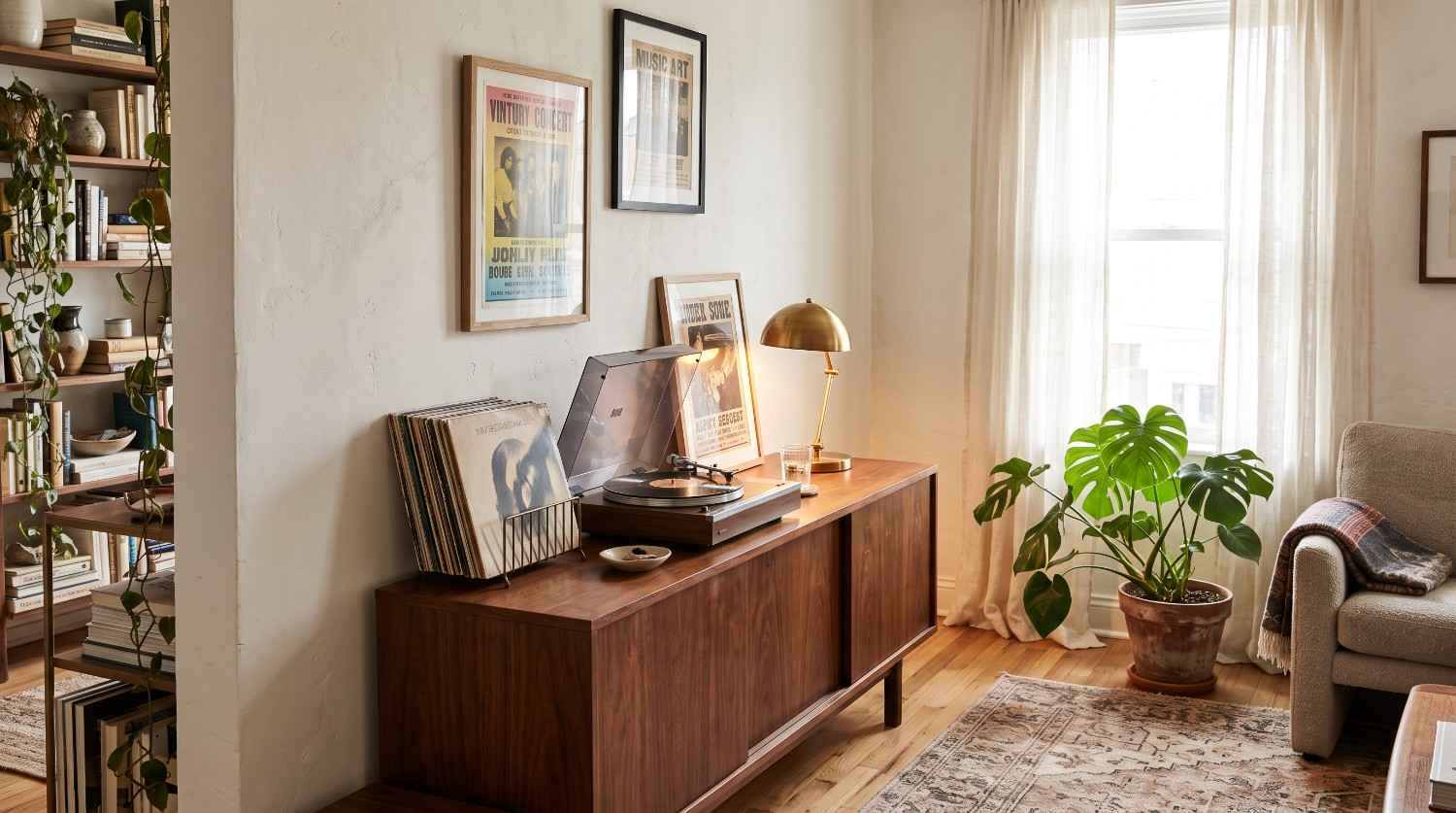 mid-century-music-nook-credenza