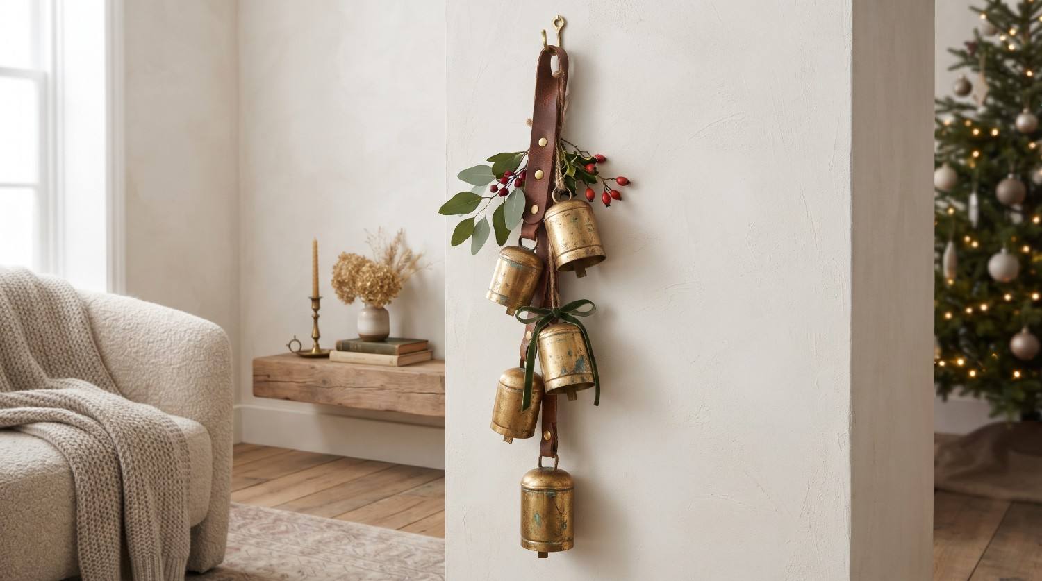 Linen Canvas Holiday Scroll