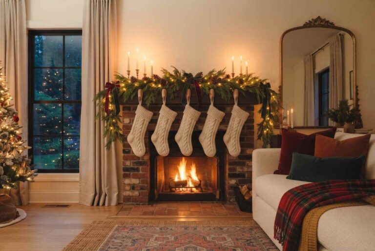 18 Traditional Christmas Living Room Ideas for a Festive Home