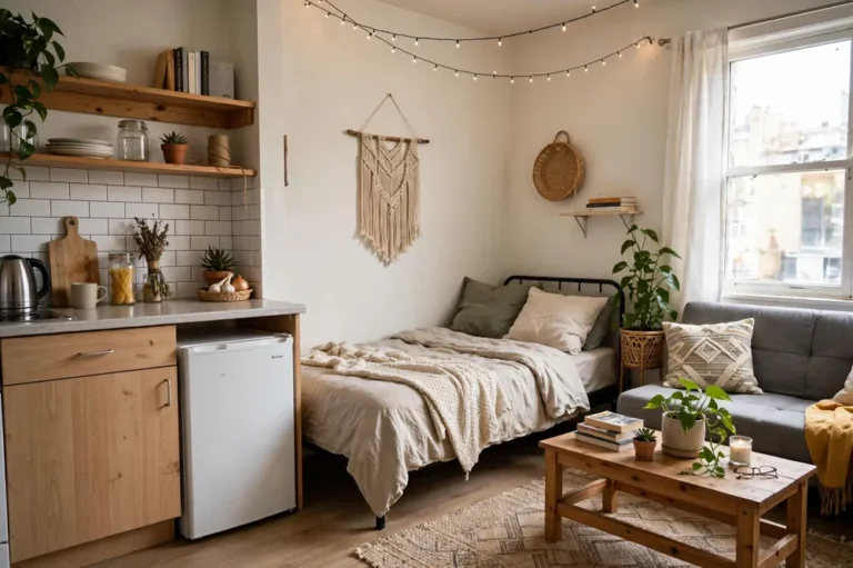 How to decorate a studio apartment on a budget