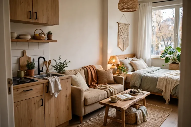 How to make a studio apartment cozy