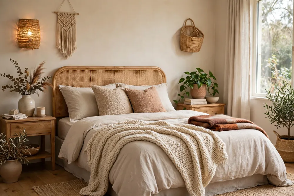 Cozy bedroom decor