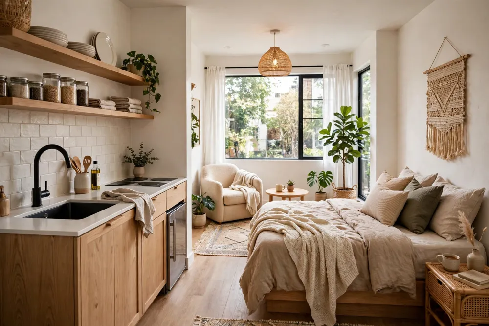 Airbnb studio design