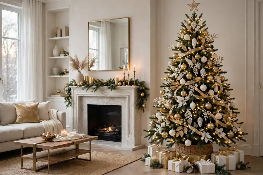 Elegant Christmas tree