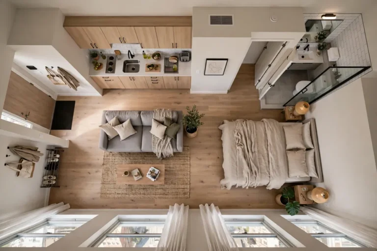 Studio apartment floor plan