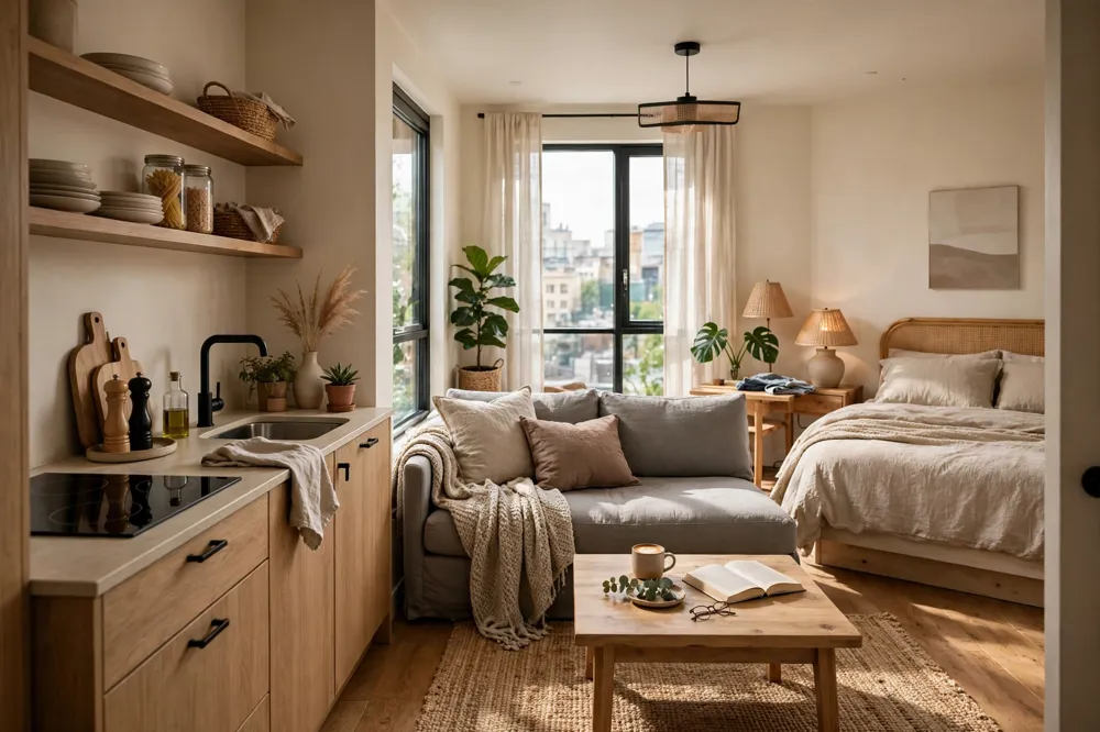Studio apartment furniture mistakes