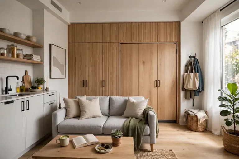 How to hide a bed in a studio apartment