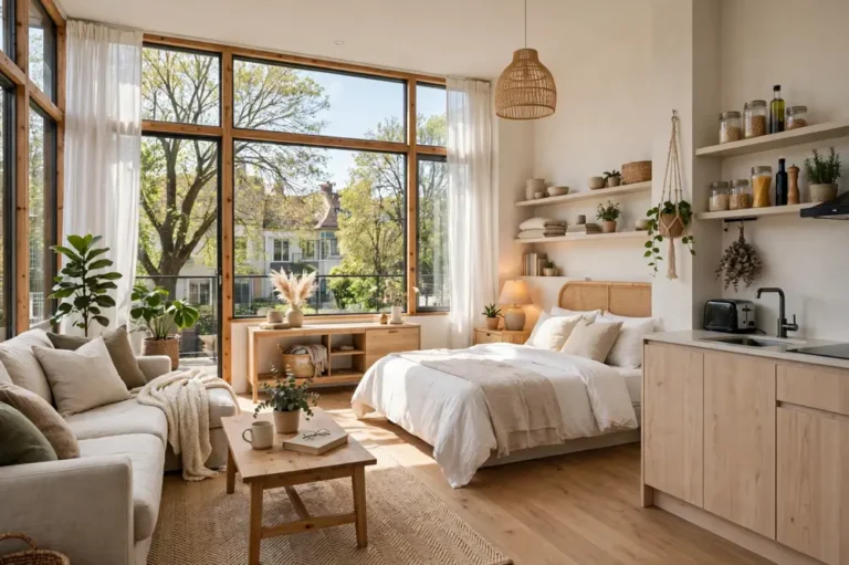 How to make a studio apartment look bigger
