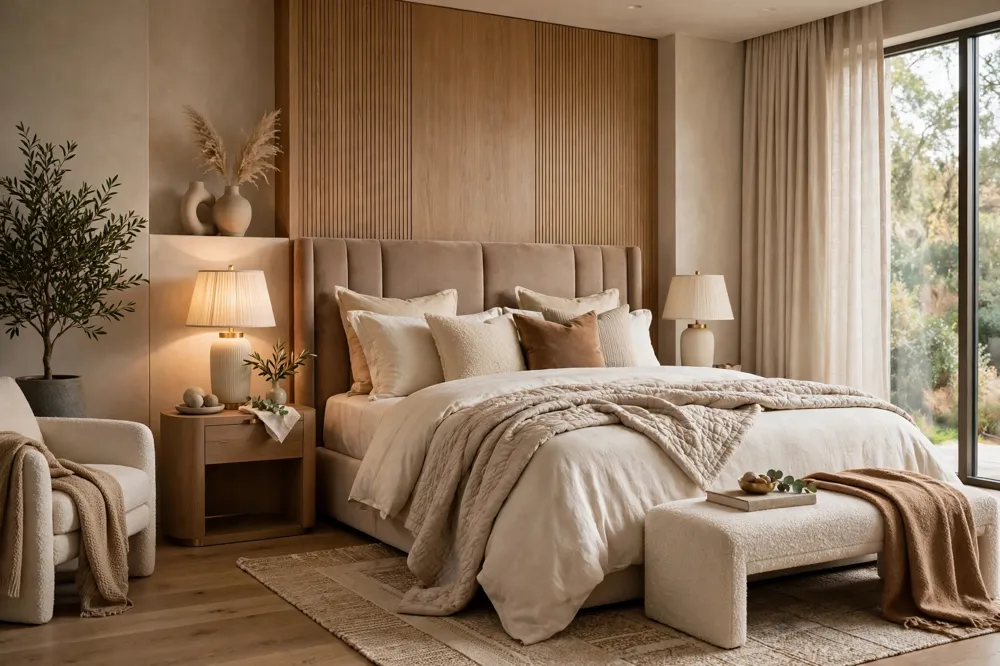 Luxury bedroom decor