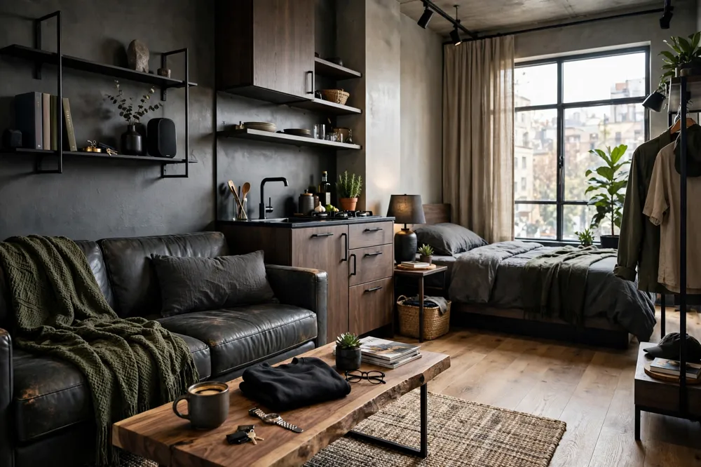 Studio apartment ideas for men