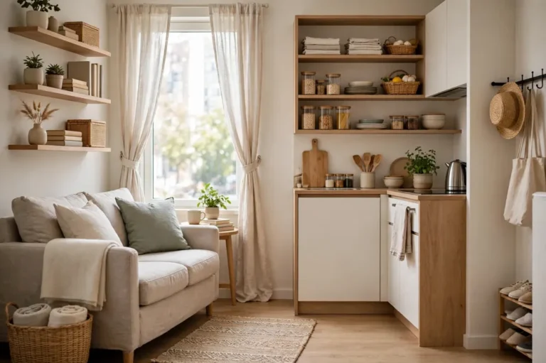 Small apartment organization