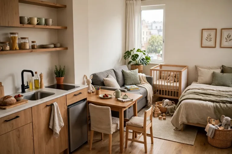 Studio apartment ideas for small families