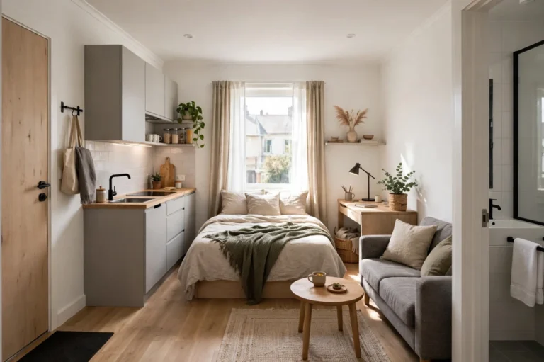 Small studio apartment layout