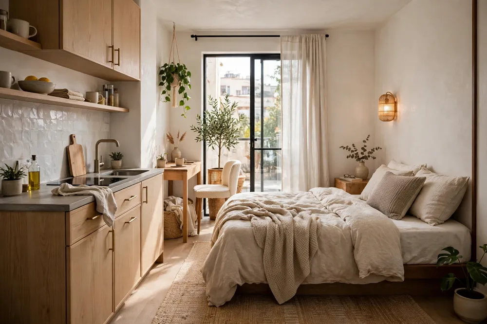 Tiny studio apartment ideas