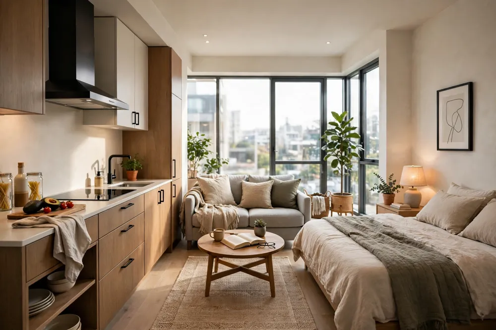 Open plan floor plan