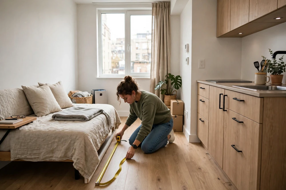 Studio apartment skipping measurements mistake