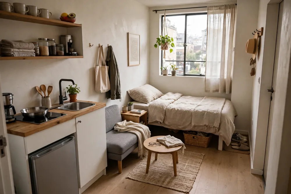 Tiny open plan